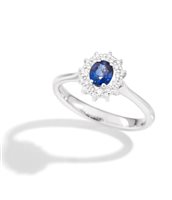 Anello Recarlo Donna in Oro bianco Zaffiro 0.53 Ct R77CC001/ZB-14 - R77CC001/ZB-14